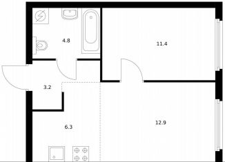 Продается 1-ком. квартира, 38.6 м2, Москва, жилой комплекс Барклая 6, к8