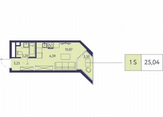 Продаю 1-ком. квартиру, 25 м2, посёлок городского типа Ливадия