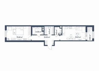 Продается однокомнатная квартира, 62.9 м2, Санкт-Петербург, муниципальный округ Московская Застава