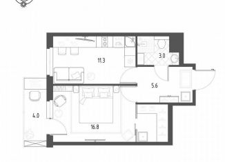 Продаю 1-ком. квартиру, 38 м2, Санкт-Петербург, метро Озерки, Суздальское шоссе, 22к3