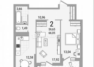 2-ком. квартира на продажу, 66 м2, Балаково, улица Факел Социализма, 22