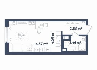 Продается квартира студия, 26.4 м2, Санкт-Петербург, метро Электросила