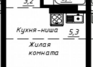 Квартира на продажу студия, 27 м2, Новосибирская область, Бронная улица, 22/1