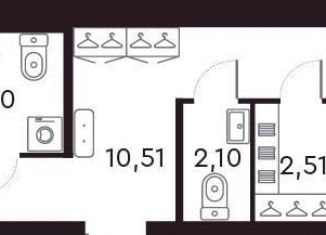 Продается 1-ком. квартира, 52.3 м2, Санкт-Петербург, Петровский проспект, 22к2, метро Чкаловская