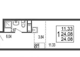 Продам квартиру студию, 24.1 м2, Лыткарино, 6-й микрорайон, 15Д