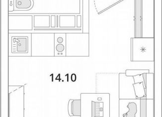 Квартира на продажу студия, 22.2 м2, Санкт-Петербург, Планерная улица, 99, Приморский район